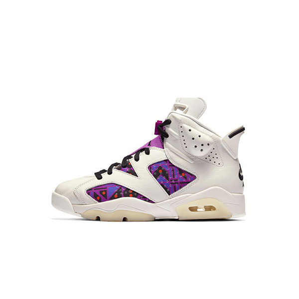Air Jordan 6- Quai54 Sail Black
