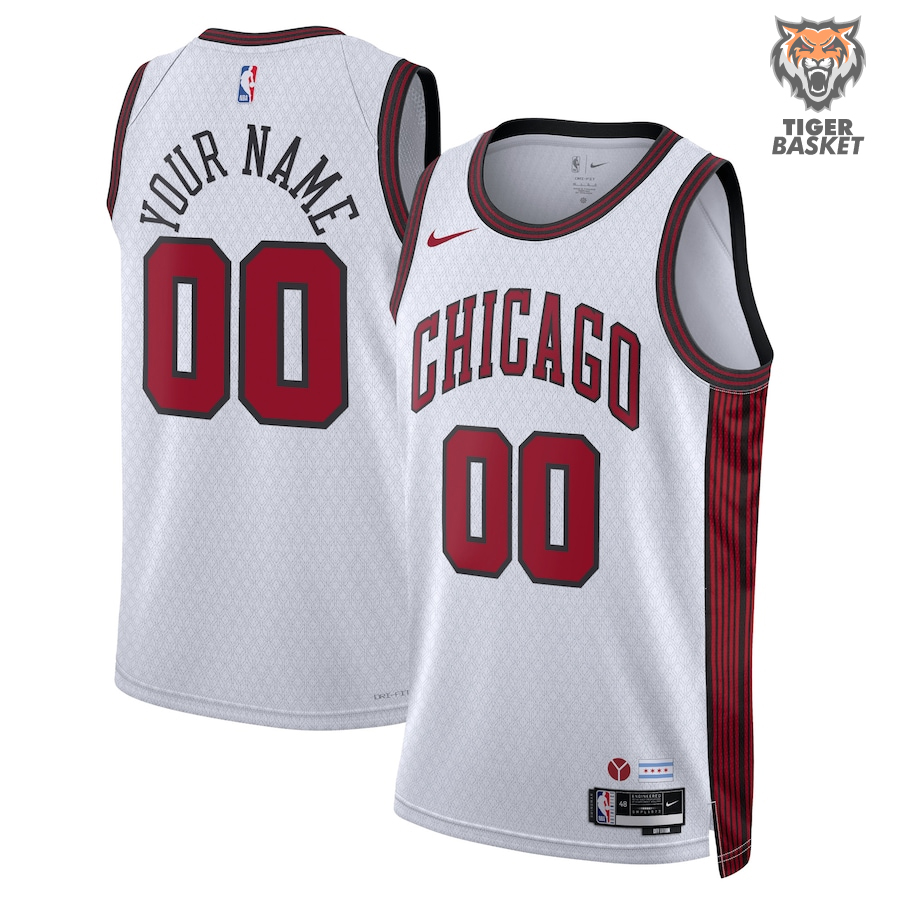 CHICAGO WHITE DARK RED